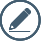 Icon representing a pencil drawing a line.